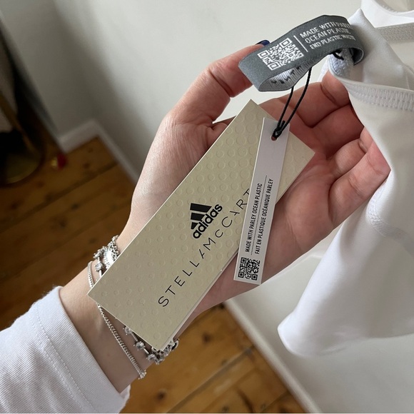 Adidas by Stella McCartney TruePurpose Tank Top in White Size Large NWT - Picture 8 of 8